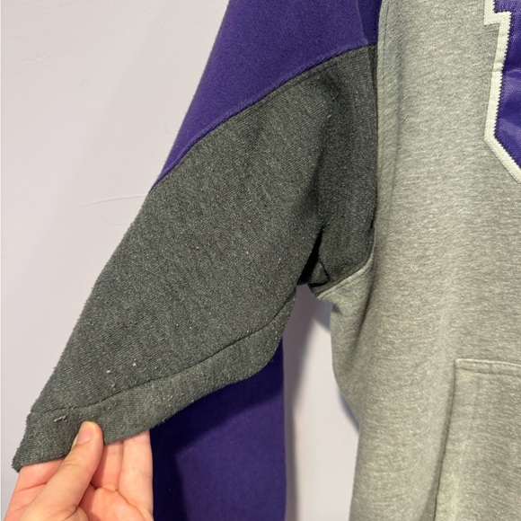Purple and Grey heavyweight UNI panthers sweatshirt - Picture 2 of 5